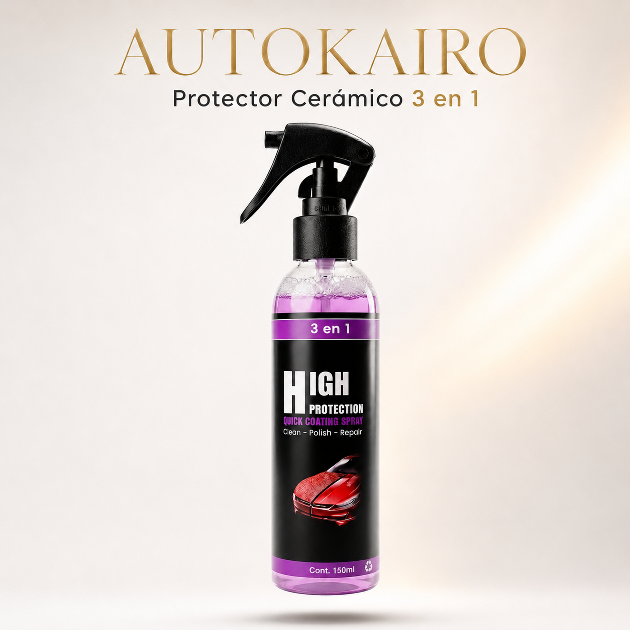 Autokairo Protector cerámico 3 en 1