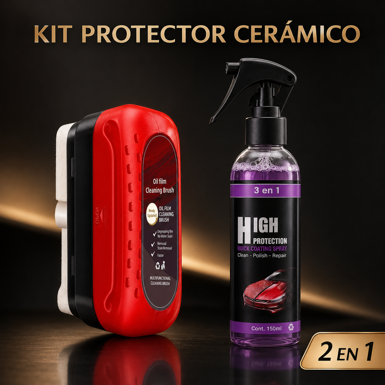 Autokairo Protector cerámico 3 en 1